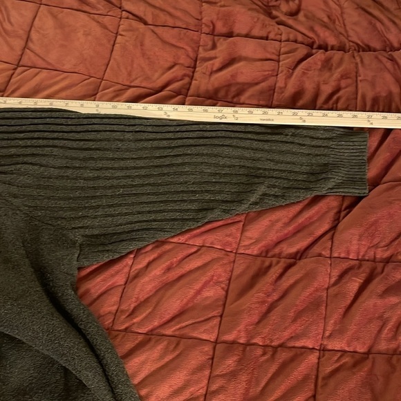 Lane Bryant Shawl neck cable knit open front cardigan women’s 26/28 dark green‎ - Picture 12 of 14